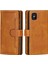 Iphone 12/12 Pro Telefon Kılıfı Anti -Çizgi Anti Şok Geçirmez Çoklu Kart Yuvaları Bölünmüş Deri Telefon Kapağı Telefon Çantası Kılıfı -Brown (Yurt Dışından) 4