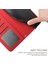 Iphone 12/12 Pro Telefon Kılıfı Cilt Touch Pu Deri Telefon Kılıfı Şık Kelebekler Baskılı Anti-Drop Folio Flip Kapak Cüzdan Stand-Red (Yurt Dışından) 4