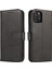 Iphone 12/12 Pro - Black Için Klasik Stil Manyetik Deri Telefon Kapak Kılıfı (Yurt Dışından) 4