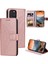 Baskılı Mandala Çiçek Cüzdan Deri Deri Flip Kapak Iphone 12 Pro Max 6.7 Inç-Rose Altın (Yurt Dışından) 1