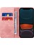 Iphone 12/12 Pro Cep Telefonu Kapağı Cüzdan Deri Stand Rfıd Engelleme Kılıfı - Pembe (Yurt Dışından) 2