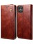 Mumsu Çılgın At Dokusu Tpu + Pu Deri Telefon Kapak Kabuğu Iphone 12/12 Pro - Brown (Yurt Dışından) 2