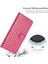 Iphone 12 Pro Max Timsah Dokusu Için Flip Pu Deri Stand Telefon Cüzdan Kılıfı El Strap-Rose (Yurt Dışından) 2