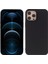 Iphone 12 Pro/12 Için Anti -Drop Sıvı Silikon Arka Kapak - Siyah (Yurt Dışından) 1