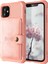Iphone 12 Pro/12-Rose Gold Için Cüzdan Kickstand Dahili Manyetik Sayfalı Deri Kaplamalı Tpu (Yurt Dışından) 2