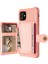 Iphone 12 Pro/12-Rose Gold Için Cüzdan Kickstand Dahili Manyetik Sayfalı Deri Kaplamalı Tpu (Yurt Dışından) 3