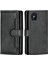 Iphone 12/12 Pro Telefon Kılıfı Anti -Çizgi Anti Şok Geçirmez Çoklu Kart Yuvaları Bölünmüş Deri Telefon Kapağı Telefon Çantası Kılıfı -Black (Yurt Dışından) 2