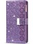 Iphone 12 Pro/12 Için Işıltılı Yıldızlı Stil Lazer Oyma Fermuar Kılıfı - Mor (Yurt Dışından) 2