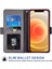 Iphone 12/12 Için Pro Telefon Kılıfı Flip Telefon Kapağı Kot Ceza Doku Pu Deri Deri Cüzdan Dönen Kartı Yuvası Telefon Kılıfı Grey (Yurt Dışından) 2
