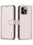 BF17 Iphone 12 Pro Max Için Max 6.7 Inç Flip Deri Kapak Cüzdan Stand Manyetik Telefon Kılıfı - Gül Altın (Yurt Dışından) 1