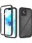 Iphone 12 Pro/12 Için Shockproof Pc + Tpu Hibrid Telefon Kapağı - Siyah (Yurt Dışından) 1