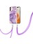 Iphone 12/12 Pro Telefon Kılıfı Için Tampon Koşullu Iml Imd Mermer Desen Elektraplatma Çerçevesi Tpu Telefon Kapak Kılıfı Ayarlanabilir Kordon -Purple 002 (Yurt Dışından) 2