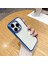 Iphone 12/12 Pro Glitter Kamera Çerçevesi Şeffaf Tpu+Pc Kapak Telefon Kılıfı - Mavi (Yurt Dışından) 1