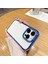 Iphone 12/12 Pro Glitter Kamera Çerçevesi Şeffaf Tpu+Pc Kapak Telefon Kılıfı - Mavi (Yurt Dışından) 4