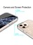 IPhone 12 Pro Maks 6.7 Inç Için Kalınlaştırıcı Koruma Flaş Tozu Tpu Kasası - Şeffaf (Yurt Dışından) 2