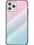 Iphone 12 Pro / 12 Için Gradyan Renk Temsilli Cam + Pc + Tpu Kabuğu - Pembe / Canan (Yurt Dışından) 1