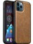 Iphone 12/12 Pro Telefon Kılıfı Için Düşme Önleme Telefon Kılıfı Önleme Karşıtı Retro Pu Deri Kaplamalı Tpu+Pc Telefon Kapak-Dark Sarı (Yurt Dışından) 1