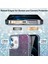 Renk Değiştirme Glitter Pc Arka Panel + Tpu Çerçeve Telefon Kılıfı Iphone 12 /12 Pro - Mavi Için (Yurt Dışından) 3