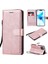 Kt Deri Serisi-2 Düz Renkli Cüzdan Stand Deri Kılıf Iphone 12 Pro-Rose Altın Için Kayış (Yurt Dışından) 1