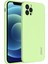 Iphone 12 Pro-Işık Yeşil Için Hassas Tut Düz Kenar Sıvı Sıvı Silikon Telefon Koruyucu Kılıf (Yurt Dışından) 1