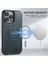 Iphone 12 Pro Max Deri Telefon Kılıfı Cep Telefonu Stand Cüzdan Kapağı Magsafe-Mavi ile Uyumlu (Yurt Dışından) 4