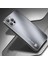 Iphone 12 Pro Max Anti-Cratch Alüminyum Alaşım+Tpu Telefon Geri Damla Damla Geçirmez Kapak Fırçalanmış Telefon Kılıfı (Yurt Dışından) 2