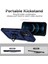 Iphone 12/12 Pro Telefon Kılıfı Moda Telefon Kapak Kamera Koruma Yüzüğü Kickstand Hibrid Pc+Tpu Telefon Kılıf Mavisi (Yurt Dışından) 2