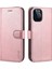 Pu Deri Çok Yolda Koruma Telefon Kapak Cüzdan Stand Kılıfı Iphone 12 Pro Max 6.7 Inç-Rose Altın (Yurt Dışından) 1