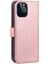 Pu Deri Çok Yolda Koruma Telefon Kapak Cüzdan Stand Kılıfı Iphone 12 Pro Max 6.7 Inç-Rose Altın (Yurt Dışından) 3