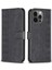 Iphone 12/12 Pro Magnicy Telekle Baskı Izgara Desen Standı Kapak Telefon Cüzdan Case-Black (Yurt Dışından) 1