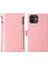 Iphone 12 Pro Max Zipper Cep Tasarımı Için Litchi Doku Telefon Kılıfı, Pu Deri Deri Şok Geçirmez Flip Kapak Cüzdanı Strap-Pink ile (Yurt Dışından) 1