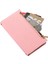 Iphone 12 Pro Max Zipper Cep Tasarımı Için Litchi Doku Telefon Kılıfı, Pu Deri Deri Şok Geçirmez Flip Kapak Cüzdanı Strap-Pink ile (Yurt Dışından) 2