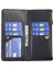 Iphone 12 Pro Max Telefon Kılıfı Cep Telefonu Kabuğu Elçilik Desen Kılıfı Zipper Cep Stand Mat Tam Kapsam Pu Deri Cüzdan Kapak Black (Yurt Dışından) 4