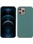 Iphone 12 Pro Max 6.7 Inç Için Yumuşak Dokunmatik Katı Silikon Tam Vücut Koruyucu Kasa - Çam Yeşil (Yurt Dışından) 1