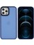 Iphone 12 Pro Max Için 6.7 Inç Yumuşak Touch Pc+Tpu Hibrid Telefon Geri Kılıf Mat Koruyucu Kapak Sapfire (Yurt Dışından) 1