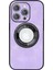 Iphone 12 Pro Max Logo Için Manyetik Kılıf Pu Deri+Pc+Tpu Hibrit Koruyucu Telefon Kapak-Morası (Yurt Dışından) 2