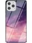 Yıldızlı Gökyüzü Temperli Cam + Pc + Tpu Koruma Hibrit Kılıf Iphone 12 Pro/12 - Mor Gökyüzü (Yurt Dışından) 1