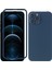 Iphone 12 Pro Max Telefon Kılıfı Tam Vücut Koruma Pc Önce Cam Ekran Koruyucusu Blue (Yurt Dışından) 1