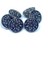 Kaban Mont Düğmesi / Metal Düğme / Antrasit Gümüş / 3 cm / 6'lı Set 1