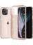 Iphone 12 Pro Max 6.7 Inç Için Işıltılı Toz Bling Çantası, Sert Pc Esnek Tpu Hibrit Arka Kabuk-Altın (Yurt Dışından) 1