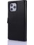 Iphone 12 Pro Max Için Fermuar Cepli Deri Cüzdan Stand Kapak Kılıfı - Black (Yurt Dışından) 3
