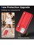 Iphone 12/12 Pro Kickstand Case Yb Deri Kaplama Serisi-5 Kart Tutucu Tpu Telefon Kapak-Kırmızı (Yurt Dışından) 4