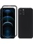 Iphone 12 Pro Max Telefon Kılıfı Için Tam Vücut Koruma Pc Önce Cam Ekran Koruyucu-Black (Yurt Dışından) 1