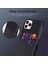 Kart Tutucu Bezi + Pu Deri Kaplı Pc Kapağı iPhone 12 Pro/iphone 12-Black Için (Yurt Dışından) 2