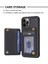 Iphone 12 Pro Max Slim Fit Wave Doku Telefon Kılıf Kart Tutucu Kickstand Tpu+Pu Deri Telefon Shell-Black (Yurt Dışından) 4