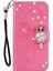 Baykuş Izi Rhinestone Dekor Deri Telefon Kapağı Iphone 12 Pro/iphone 12 - Pink Için (Yurt Dışından) 2