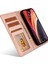 Pu Deri Cüzdan Cep Telefonu Raf Kapağı, iPhone 12 Pro/12-Rose Altın Için Çıkarılabilir Iç Tpu Kılıfı (Yurt Dışından) 3