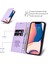 Iphone 12/12 Pro Telefon Kılıfı YK-001 Anti-Shock Anti-Chock Telefon Kapağı Giyim Dayanıklı Manyetik Otomatik Absorbed Pu Deri Deri Flip Cüzdan Kılıf Stand-Işık Mor (Yurt Dışından) 4