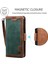 Iphone 12 Pro/iphone 12 Için Vintage Ekleme Tarzı Kapak Standı Deri Flip Kabuk - Yeşil (Yurt Dışından) 3