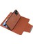 Iphone 12 Pro/12-Brown Için Pu Deri Cüzdan Cep Telefonu Raf Kapağı Çıkarılabilir Iç Tpu Kılıfı (Yurt Dışından) 4